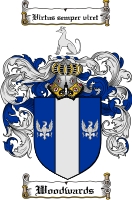 Product picture Woodwards Family Crest  Woodwards Coat of Arms