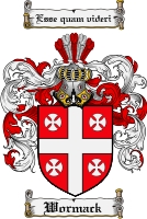 Product picture Wormack Family Crest  Wormack Coat of Arms