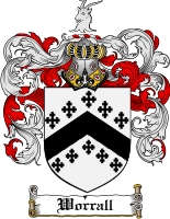 Product picture Worrall Family Crest  Worrall Coat of Arms