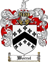 Product picture Worrel Family Crest  Worrel Coat of Arms