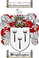 Product picture Wrightington Family Crest  Wrightington Coat of Arms