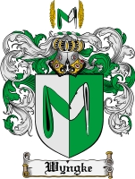 Product picture Wyngke Family Crest  Wyngke Coat of Arms