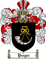 Product picture Yeager Family Crest  Yeager Coat of Arms