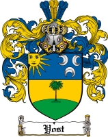 Product picture Yost Family Crest  Yost Coat of Arms