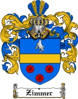 Product picture Zimmer Family Crest  Zimmer Coat of Arms